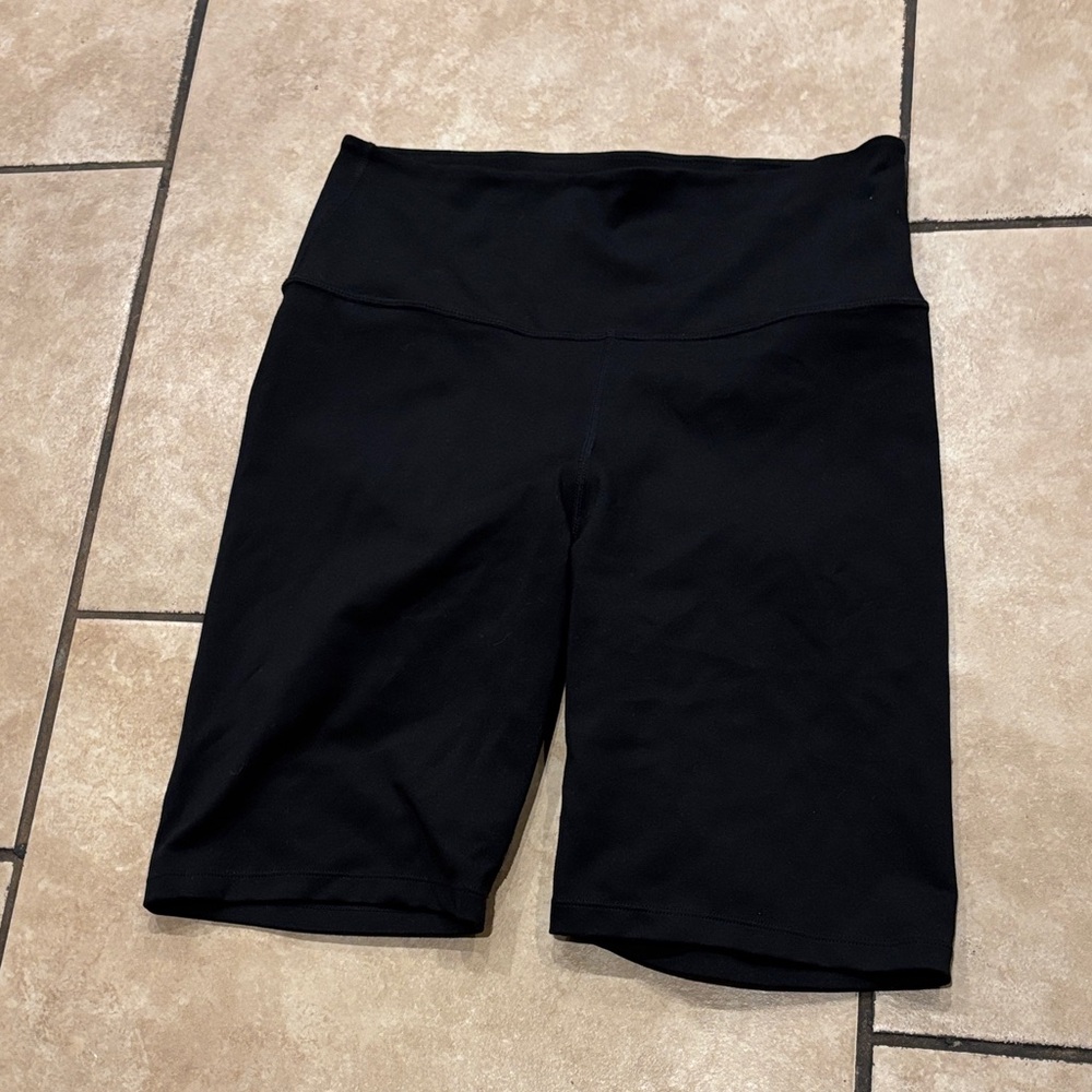 Carbon 38 Black High-Waisted Biker Shorts